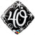 40 Elegant Sparkles & Swirls 18″ Balloon