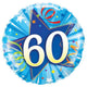 60 Shining Star Bright Blue 18" Foil