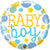 Baby Boy Dots Blue 18″ Balloon