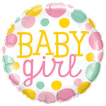 Baby Girl Dots 18″ Balloon