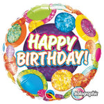 Birthday Big Dots & Glitz 18" Foil