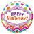 Birthday Chevron Dots 18″ Balloon