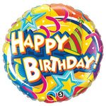 Birthday Hat & Stars 18″ Balloon