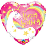 Birthday Magical Unicorn 18" Foil