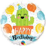 Birthday Party Cactus 18″ Balloon