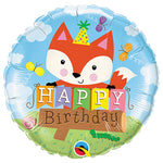 Birthday Party Fox 18″ Balloon