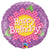 Birthday Pink Daisy Plaid 18″ Balloon