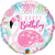 Birthday Pink Flamingo 18″ Balloon