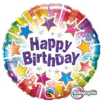 Birthday Radiant Stars 18″ Balloon