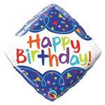 Birthday Scribble Confetti 18″ Balloon
