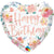 Birthday Watercolor Roses 18″ Balloon