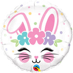 Bunny Face 18" Foil