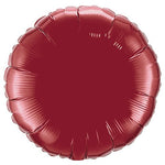 Circle - Burgundy 18″ Balloon