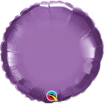 Circle - Chrome Purple 18″ Balloon