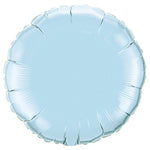 Circle - Pearl Light Blue 18″ Balloon