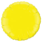 Circle - Yellow 18″ Balloon
