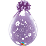 Daisies & Dots-a-round Neck Up 18″ Latex Balloons (5 count)