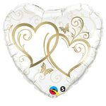Entwined Hearts - Gold 18″ Balloon