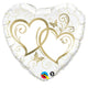 Entwined Hearts - Gold 18" Foil