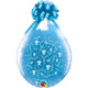 Flowers-a-round Neck Up 18″ Latex Balloons (5 count)