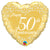Happy 50th Anniversary Heart 18″ Balloon