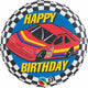 Happy Birthday Race Car 18" Foil