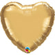 Heart - Chrome Gold 18″ Balloon