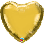 Heart - Metallic Gold 18″ Balloon