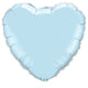 Heart - Pearl Light Blue 18″ Balloon