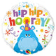 Hip Hip Hooray Hippo 18" Foil
