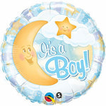 It's A Boy Celestial Blue 18″ Balloon