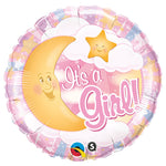 It's A Girl Celestial Pink 18″ Balloon