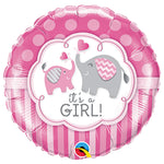 It's A Girl Elephants 18″ Balloon