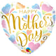 Mother's Day Pastel Hearts 18″ Balloon