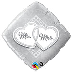 Mr. & Mrs. Entwined Hearts 18″ Balloon