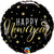 New Year Gold Stars 18″ Balloon