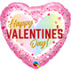 Valentine's Confetti Ombré 18″ Balloon