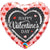 Valentine's Scalloped Trim 18″ Balloon
