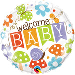 Welcome Baby Banner Garden 18″ Balloon