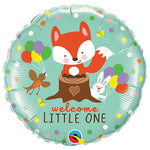 Welcome Little Fox & Friends 18″ Balloon