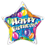 Birthday! Sparkling Balloons Star 20″ Balloon