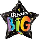 Dream Big Rainbow Stars 20″ Balloon