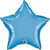 Star - Chrome Blue 20″ Balloon