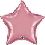 Star - Chrome Mauve 20″ Balloon