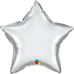 Star - Chrome Silver 20″ Balloon