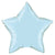 Star - Pearl Light Blue 20″ Balloon