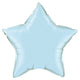Star - Pearl Light Blue 20″ Balloon