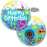 Birthday Maritime Fun 22″ Bubble Balloon