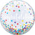 Congratulations Confetti Stars 22″ Bubble Balloon