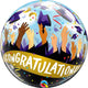Congratulations Grad Caps 22″ Bubble Balloon
